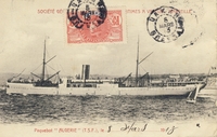 Carte postale Algerie - bateau