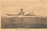 Carte postale Croiseur-Colbert - bateau