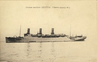 Carte postale Croiseur-Lutetia - bateau