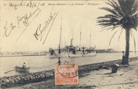Carte postale Croiseur-Wattignies - Bateau