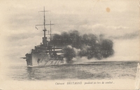 Carte postale Cuirasse-Bretagne - Bateau