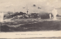 Carte postale Cuirasse-Diderot - Bateau