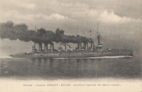 Carte postale Cuirasse-Ernest-Rena - bateau