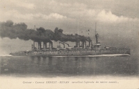 Carte postale Cuirasse-Ernest-Rena - Bateau