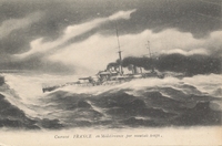 Carte postale Cuirasse-France - bateau
