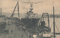 Carte postale Cuirasse-La-Verite - Bateau