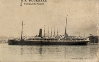 Carte postale DOUKKALA - bateau