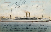 Carte postale Hohenzollen - Bateau