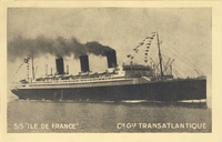 Carte postale Ile-de-France - Bateau