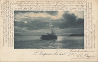 Carte postale L-Express-du-Soir - bateau