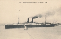 Carte postale Le-Polynesien - Bateau