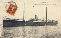 Carte postale Paquebot-Anatolie - bateau
