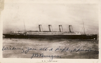 Carte postale S-S-Lusitania - bateau