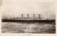 Carte postale S-S-Lusitania - Bateau