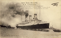 Carte postale SS-Lutetia - bateau