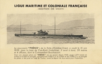 Carte postale Sous-Marin-Phenix - Bateau