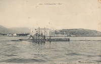 Carte postale Submersible-Thon - Bateau