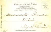 Carte postale Arriere - Cuba