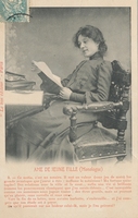 Carte postale Ame-de-Jeune-Fille - Fantaisie