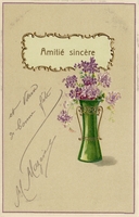 Carte postale Amitie-Sincere - Fantaisie