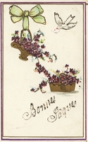 Carte postale Bonnes-Paques - Fantaisie