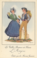 Carte postale Costume-d-Anjou - Fantaisie