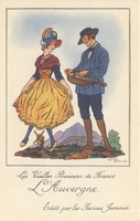 Carte postale Costume-d-Auvergne - Fantaisie