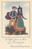 Carte postale Costume-de-Bourgogne - Fantaisie