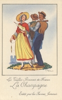 Carte postale Costume-de-Champagne - Fantaisie