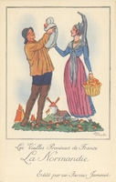 Carte postale Costume-de-Normandie - Fantaisie