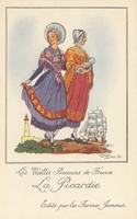 Carte postale Costume-de-Picardie - Fantaisie