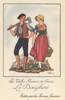 Carte postale Costume-du-Dauphine - Fantaisie