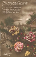 Carte postale Fleurs-d-Aurore - Fantaisie