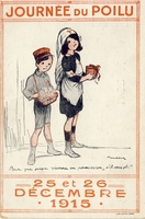 Carte postale Journee-du-Poilu - Fantaisie