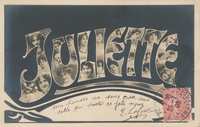 Carte postale Juliette - Fantaisie