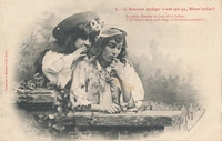 Carte postale L-Amour - Fantaisie