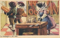 Carte postale La-Boulangere - Fantaisie