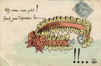 Carte postale La-Jarretiere - Fantaisie