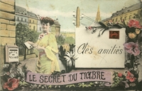 Carte postale Mes-Amities - Fantaisie