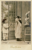 Carte postale Peintre-et-Sculpteur - Fantaisie