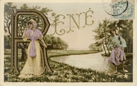 Carte postale Rene - Fantaisie