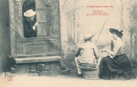 Carte postale Telegraphie-sans-Fil - Fantaisie