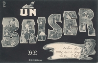 Carte postale Un-Baiser-de - Fantaisie