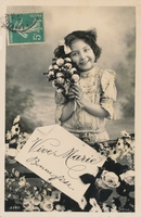 Carte postale Vive-Marie - Fantaisie