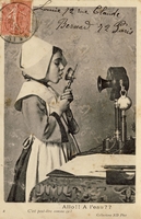 Carte postale Telephone - Invention
