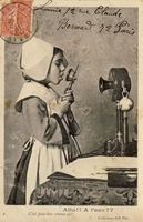 Carte postale Telephone - Invention