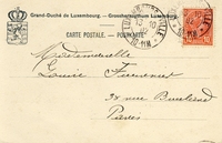 Carte postale Arriere - Luxembourg
