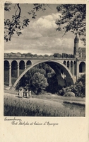 Carte postale Pont-Adolphe - Luxembourg