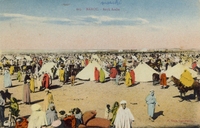 Carte postale Souk-Arabe - Maroc