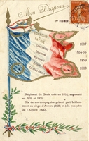 Carte postale 1er-regiment-du-Geni - Militaire